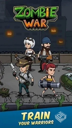 安卓手机游戏【塔防】僵尸战争：空闲防御v3...