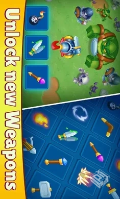 安卓手机游戏【割草】大逃杀：部落生存v3.7...