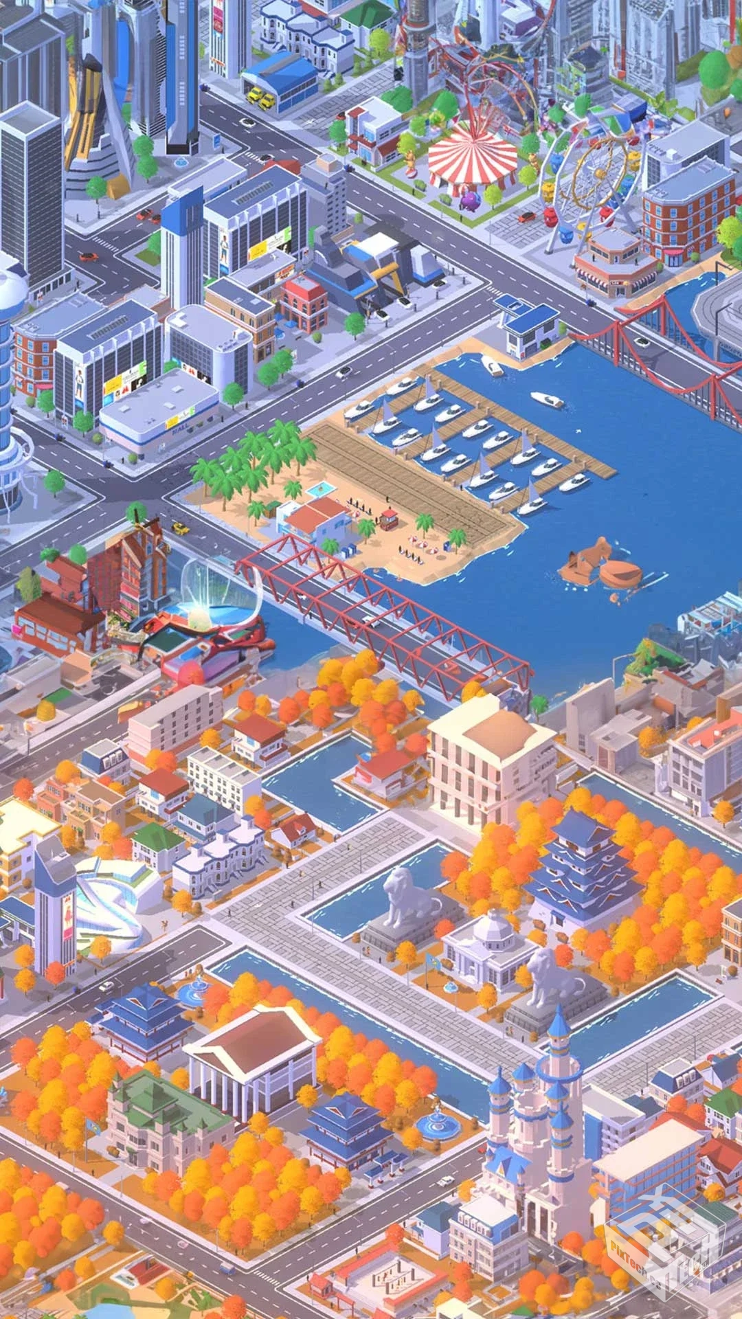 安卓手机游戏《口袋城市2v1.031汉化版》[完...