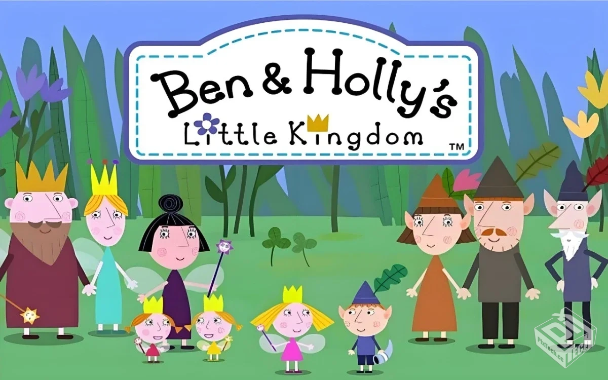 幼儿英语启蒙动画片《本和霍利的小王国Bena...