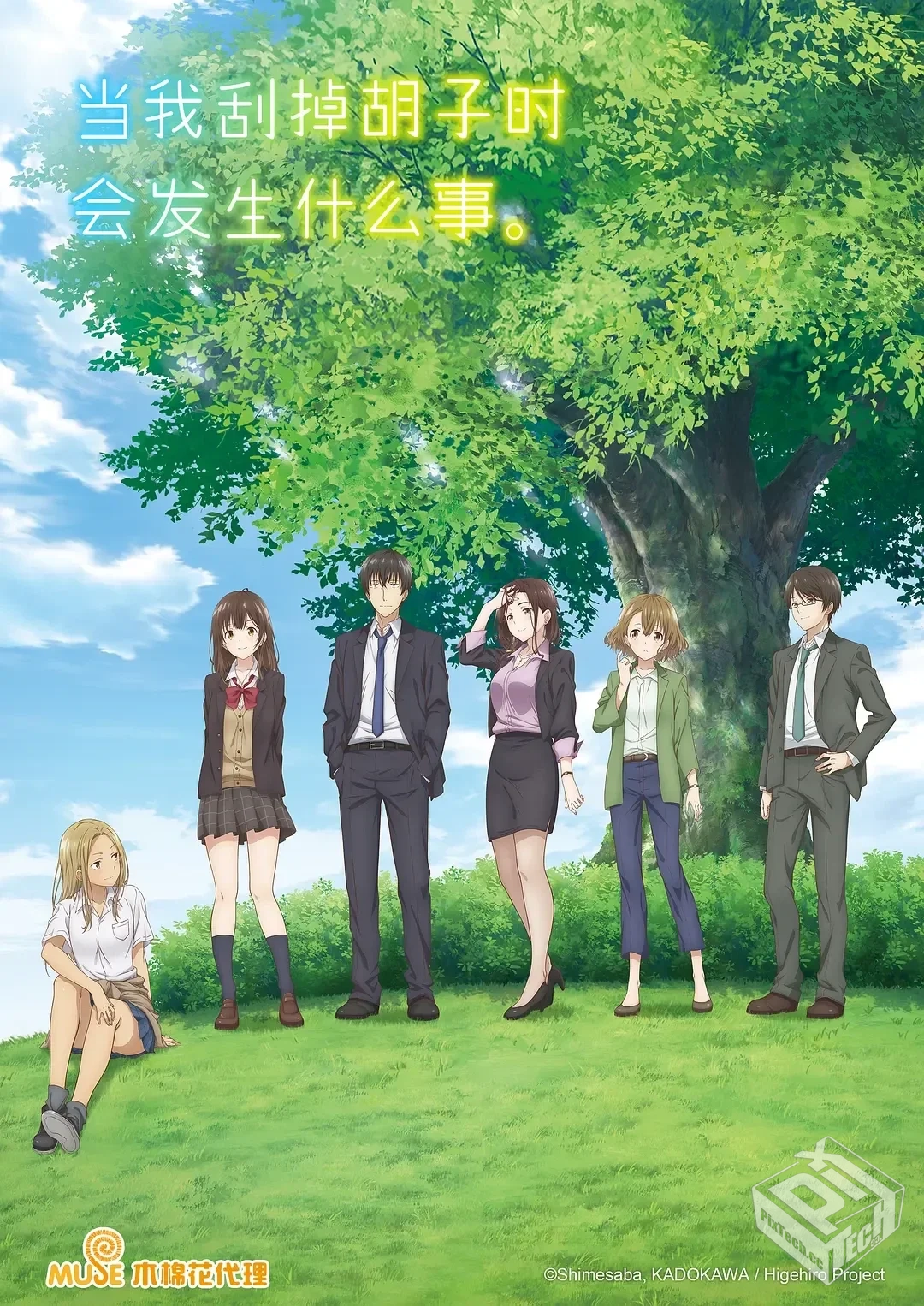 剃须。然后捡到女高中生。 ひげを剃る。そ...