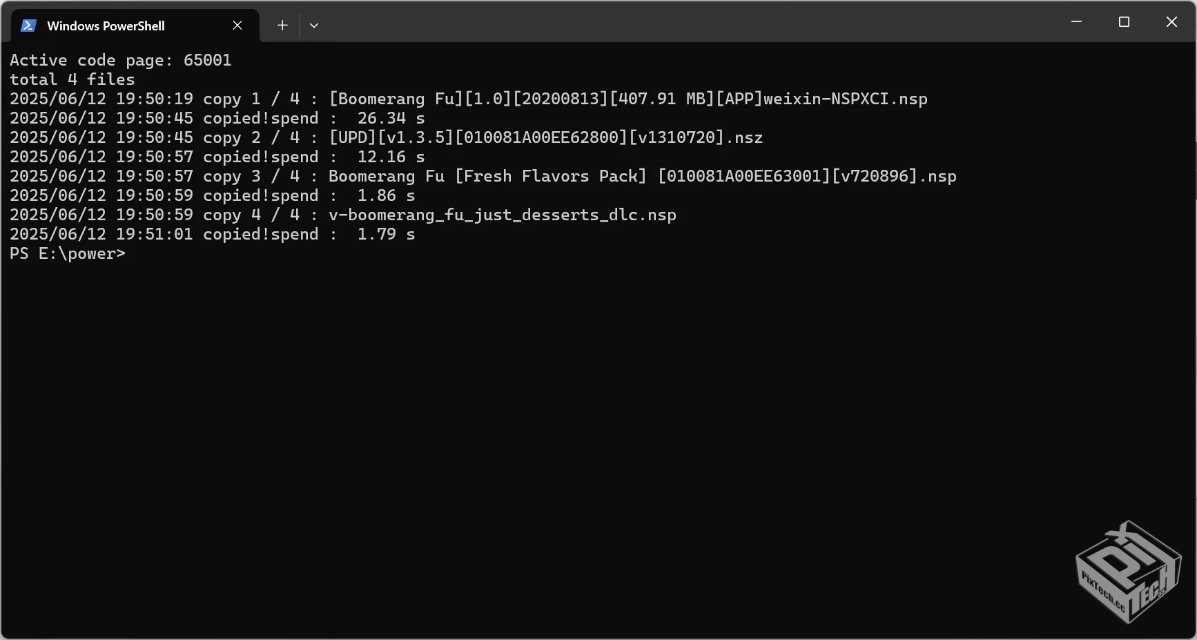 switch批量安装游戏工具 powershell一键批...