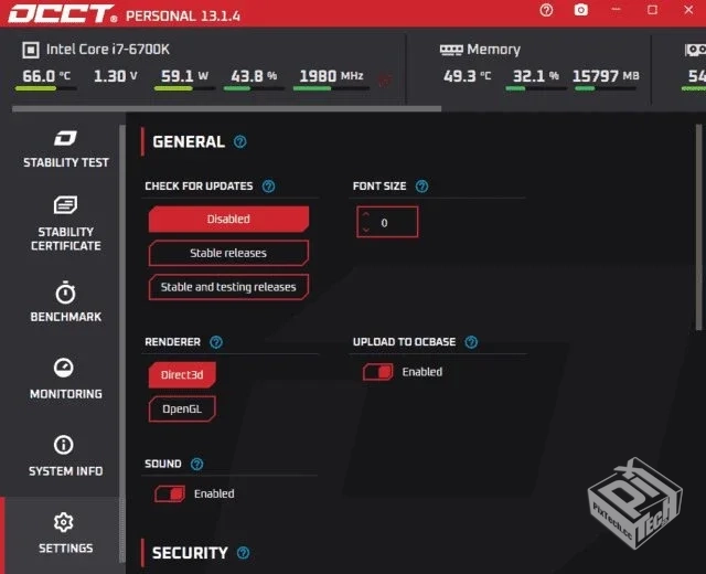 OCCT电脑硬件测试【烤鸡测试软件】 v14.2.1...