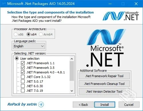 Microsoft .Net Packages AIO【.NET合集包...