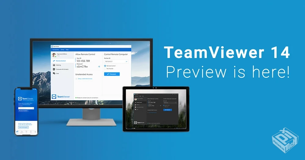 干货【PC软件+安卓版】 TeamViewer14远程协...